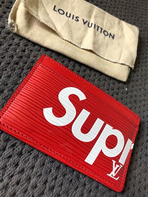 supreme lv card holder|supreme louis vuitton wallet.